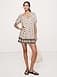 Viscose-Linen Mini Dress