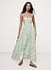 Linen Corset Maxi Dress