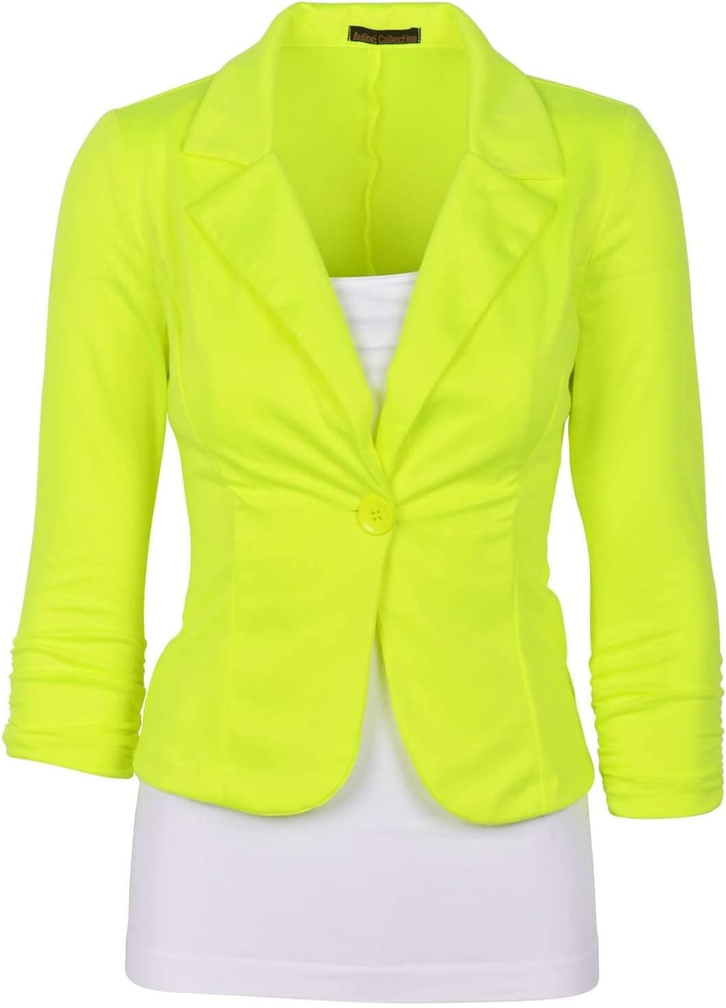 Women's Casual Work Solid Color Knit Blazer