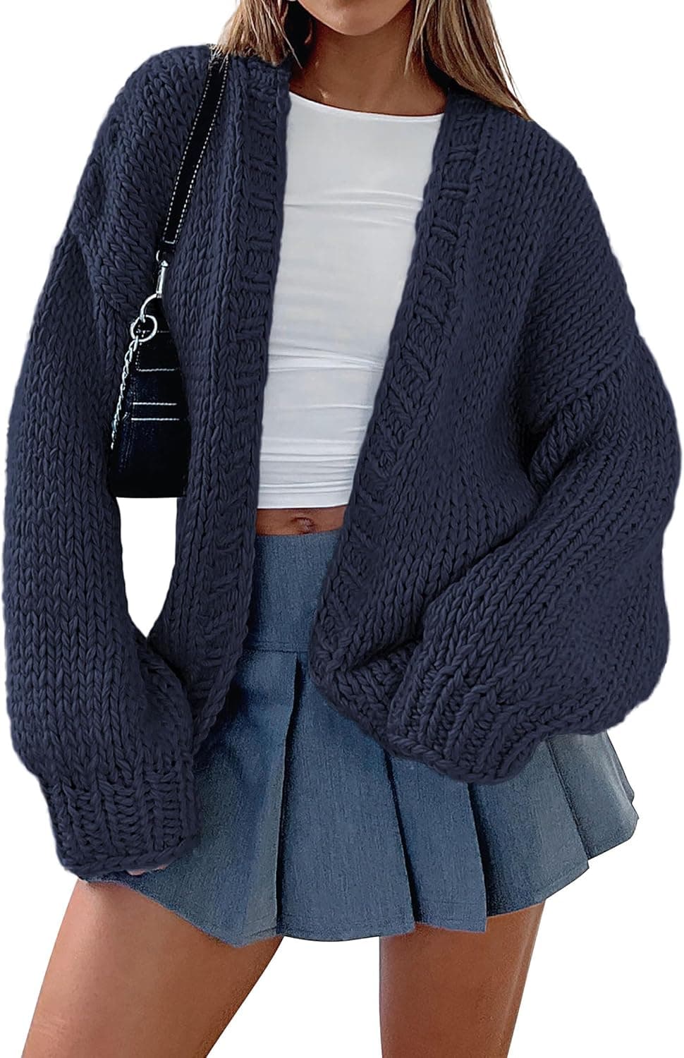 Cardigan Sweaters for Women Trendy Fall Fashion 2026 Long Sleeve Chunky Knit Cardigans Winter Clothing Outfits
