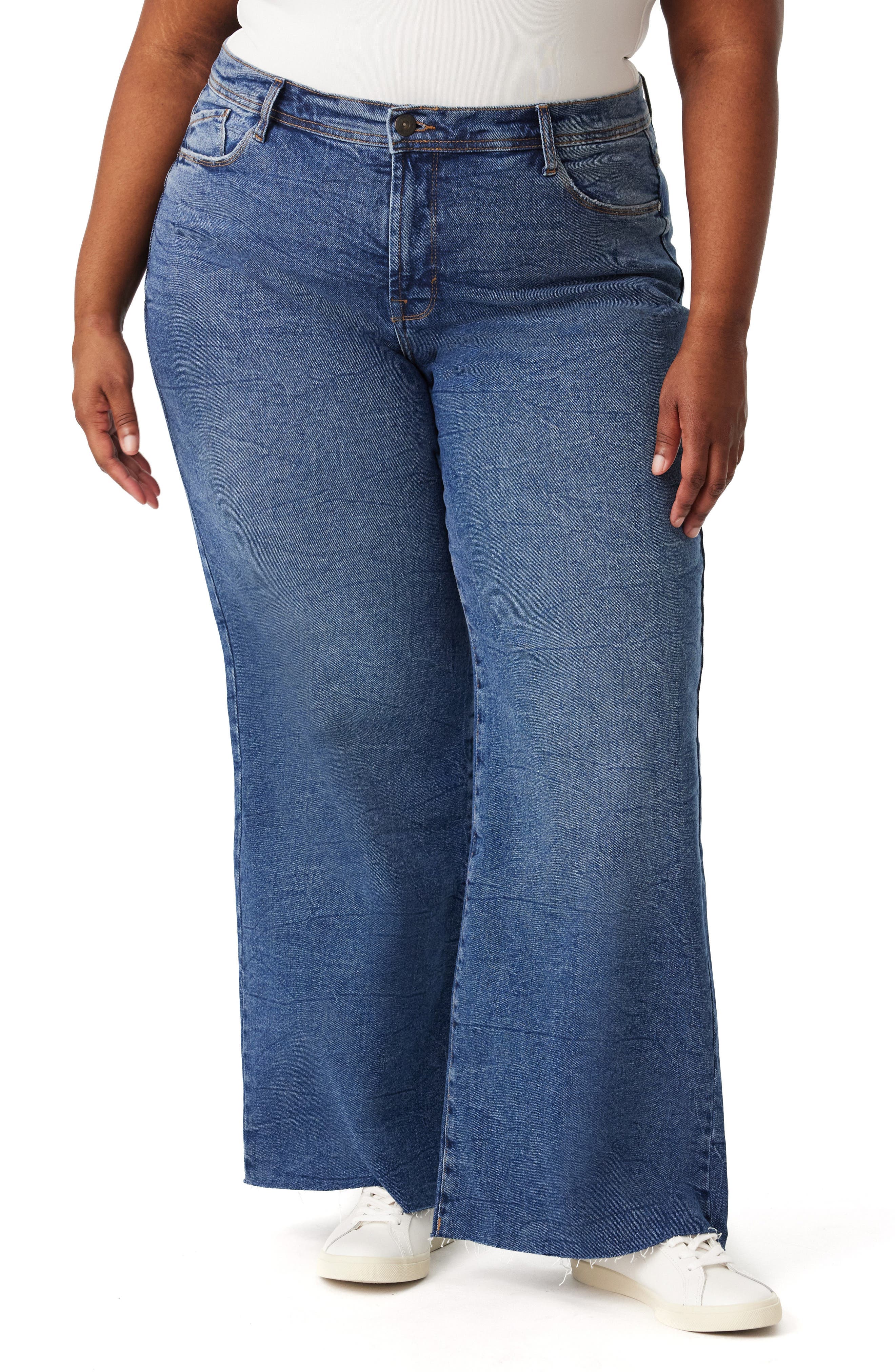 Kaya High Waist Wide Leg Jeans