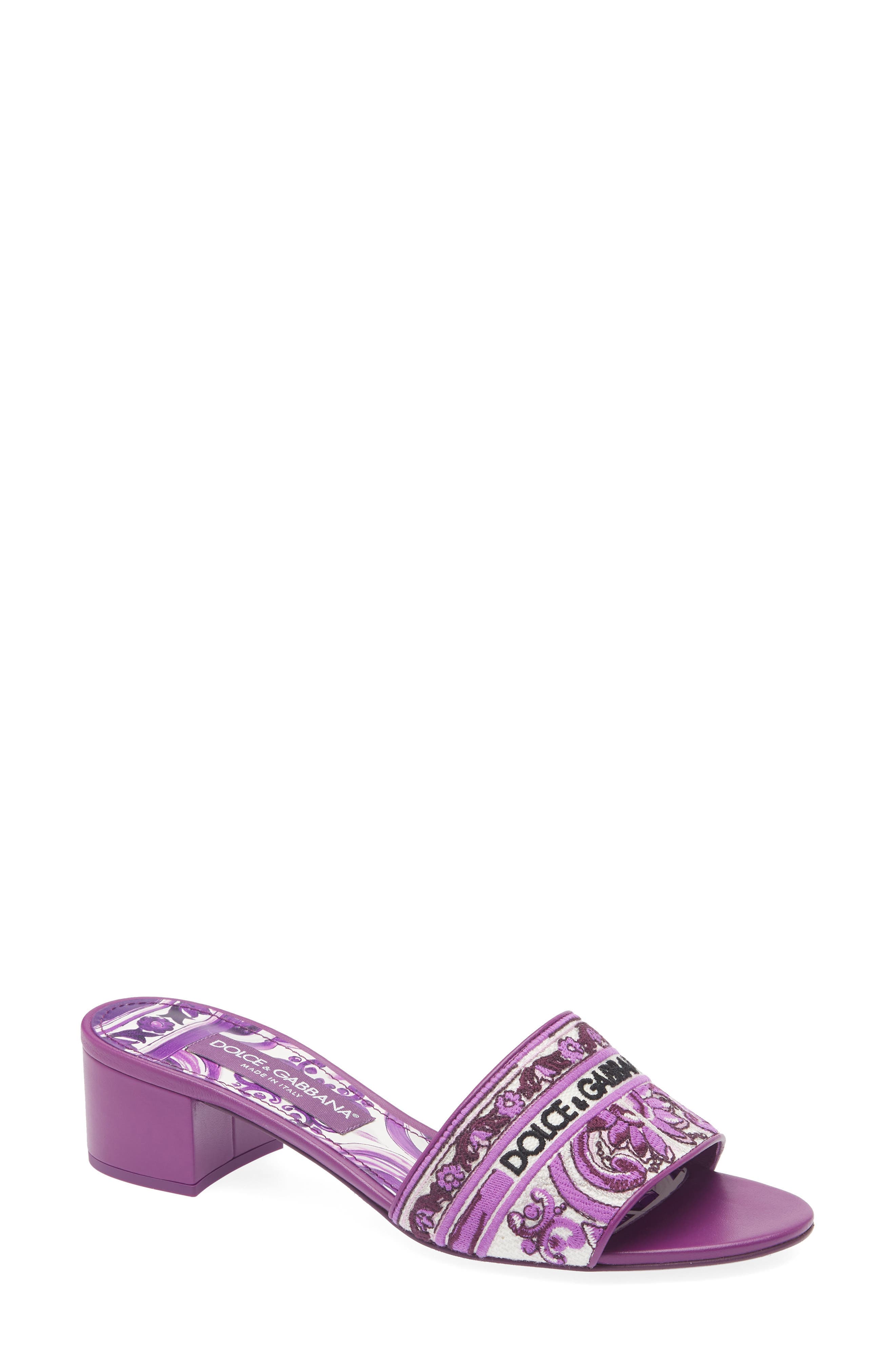 Majolica Slide Sandal