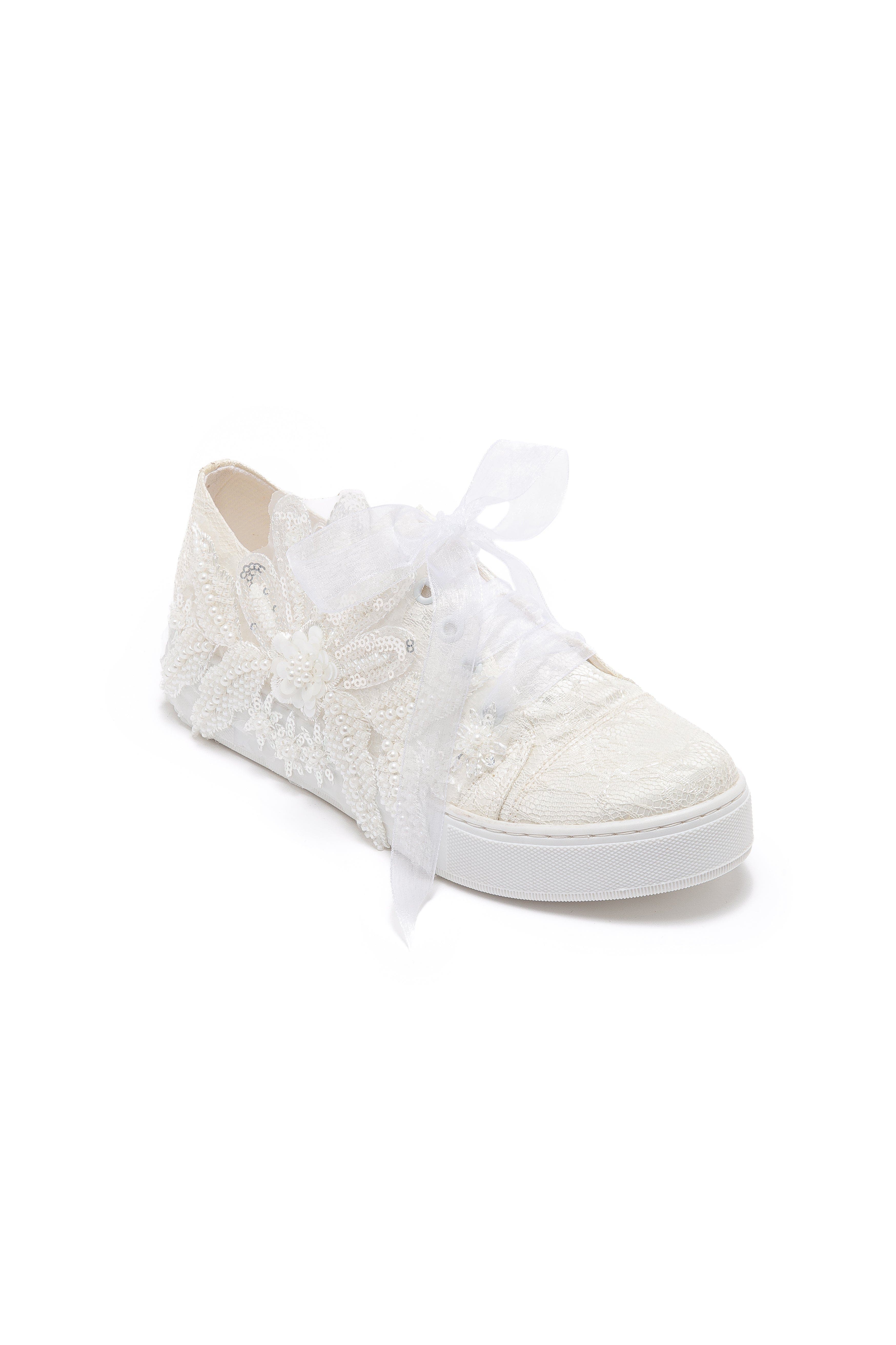 Lora Bridal Lace Sneaker