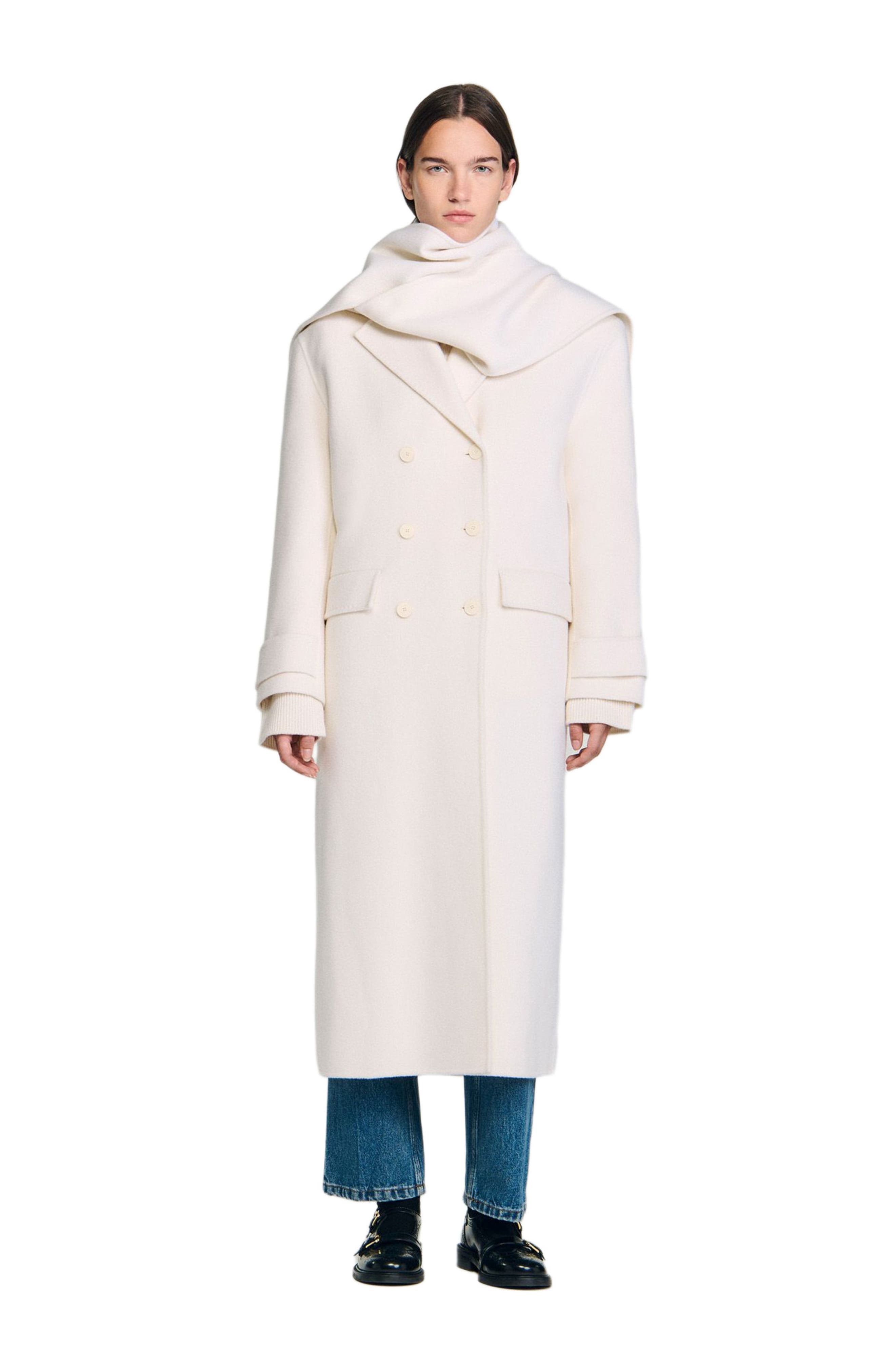 Oversized wool coat