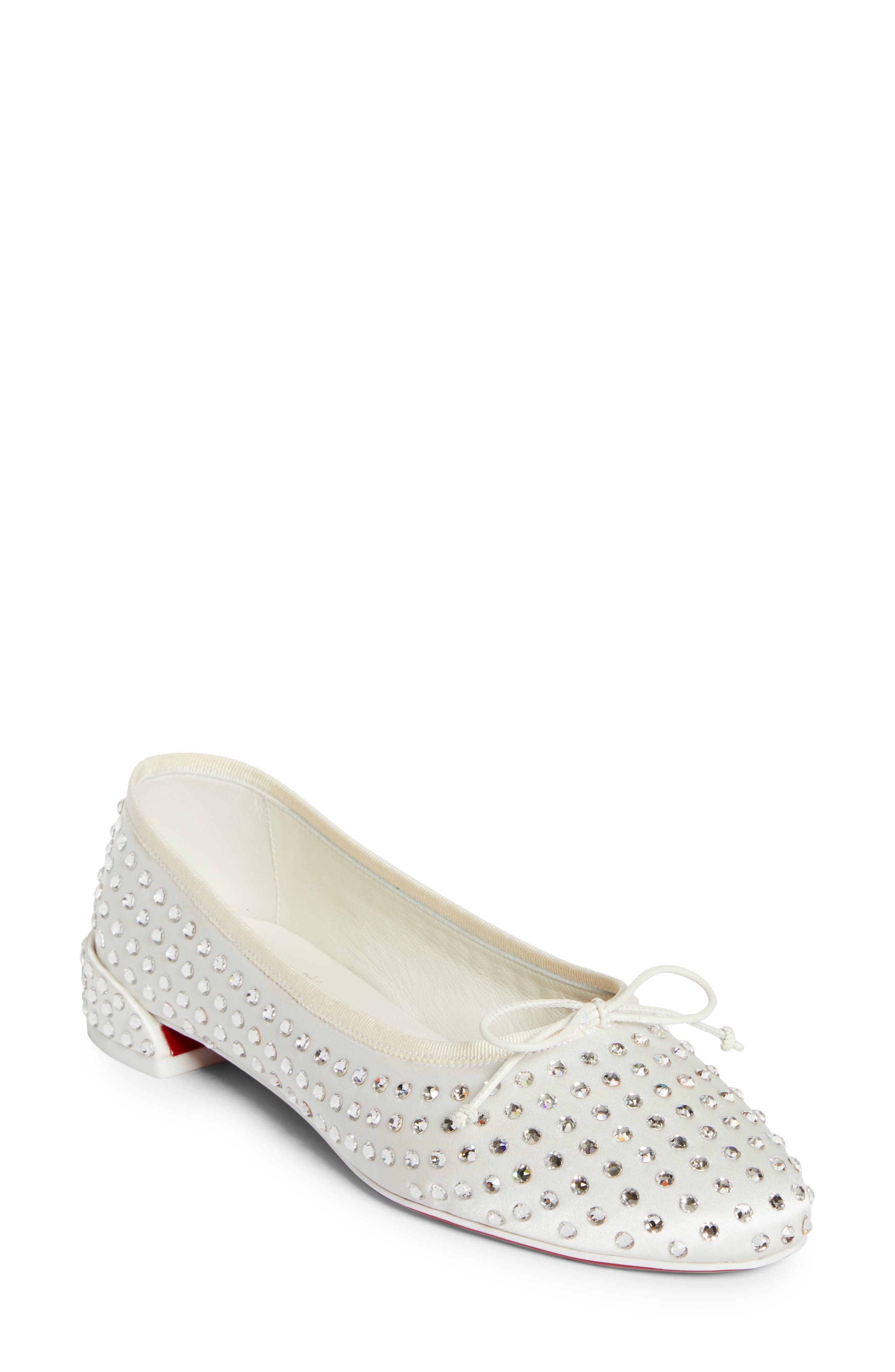 Sweetie Jane Crystal Embellished Ballerina Flat
