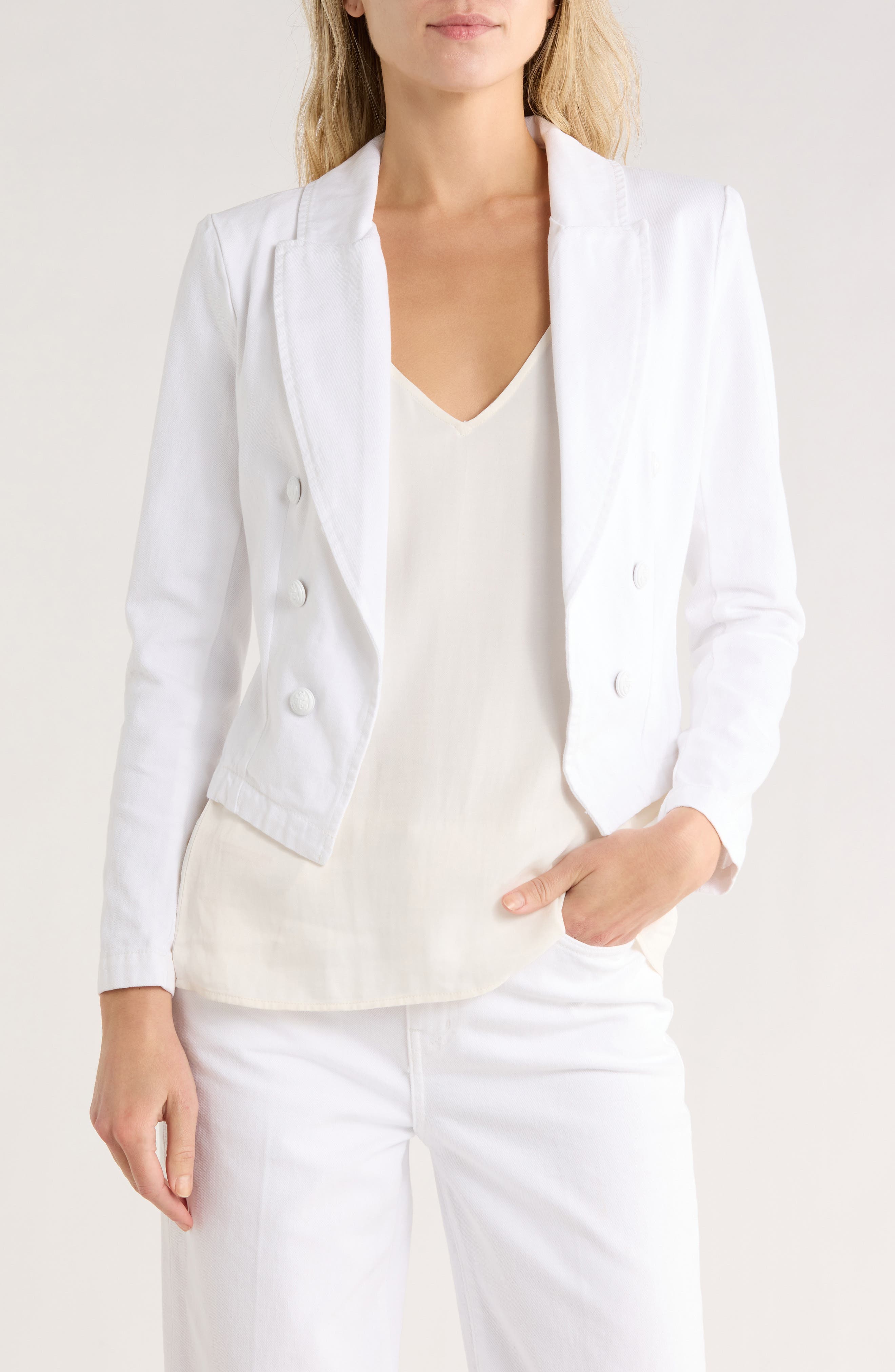 Wayne Double Breasted Crop Blazer