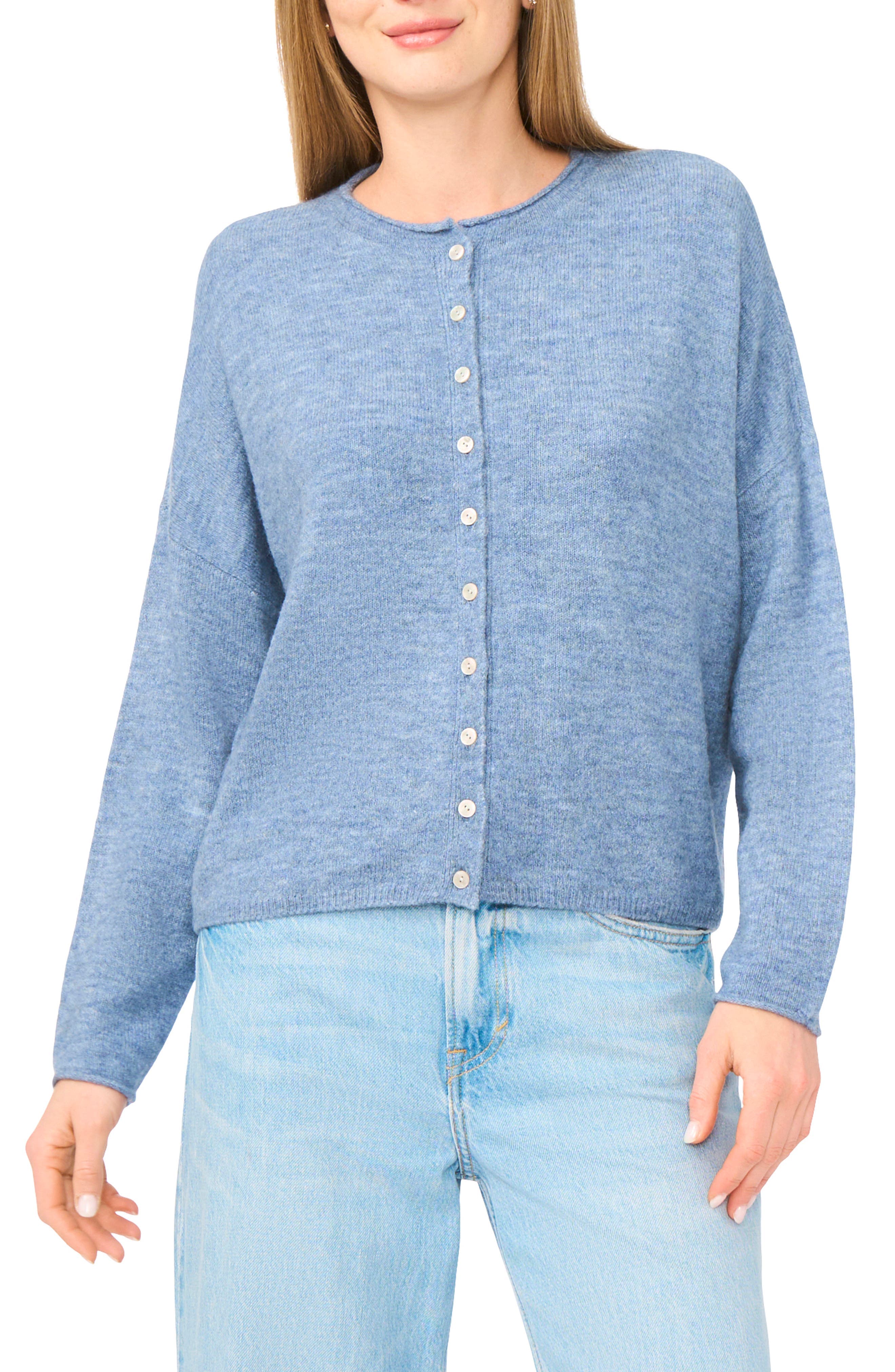 Roll Neck Cardigan