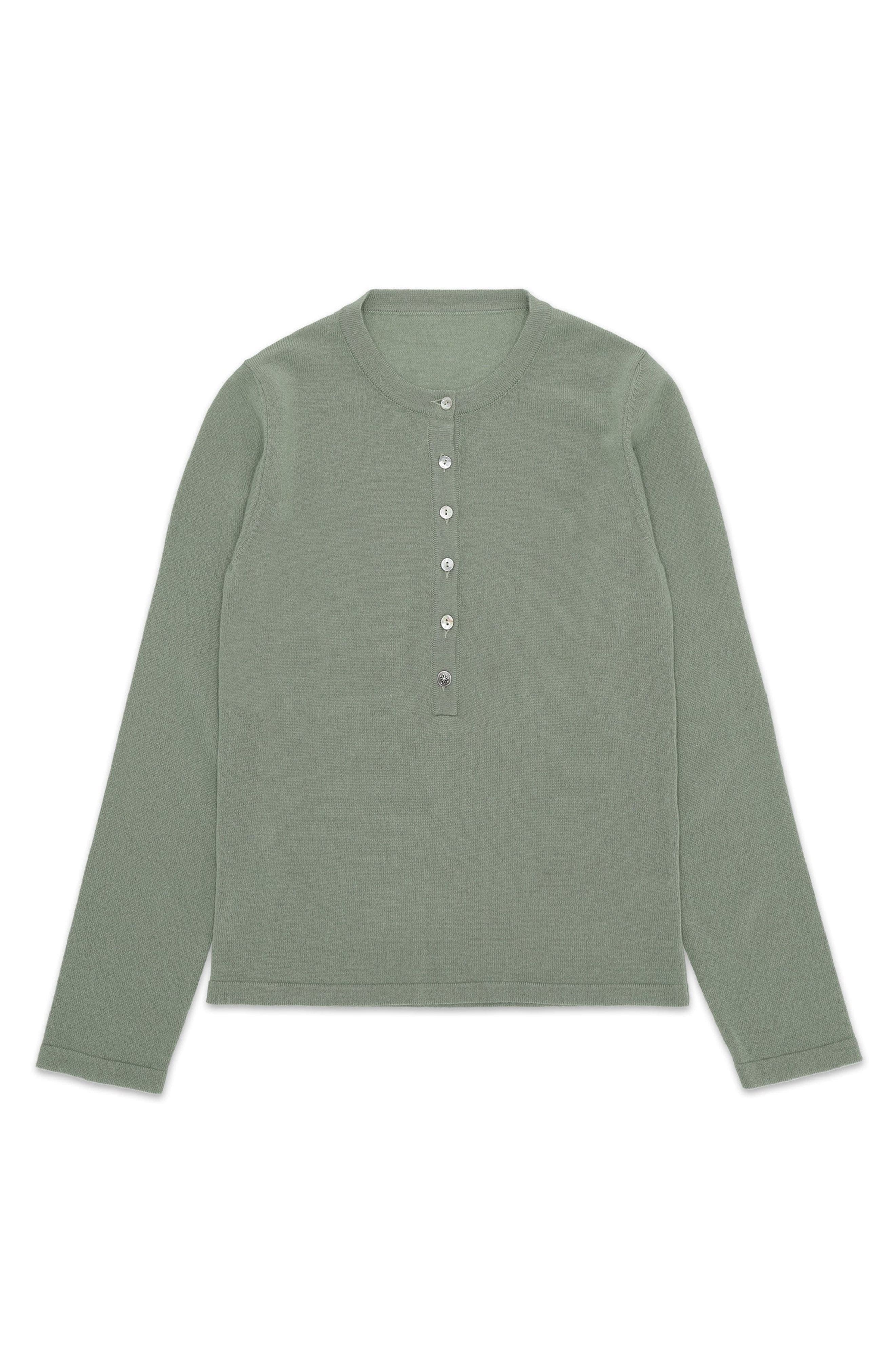 Lou Cashmere Henley Knit