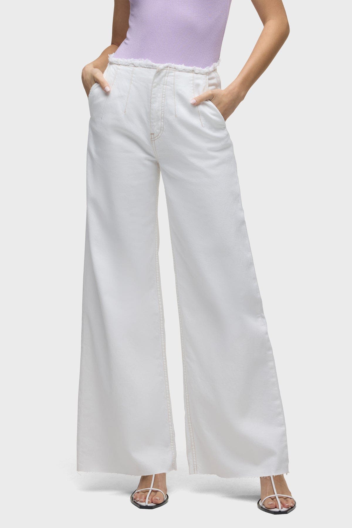 James High-Rise Darted Wide Leg