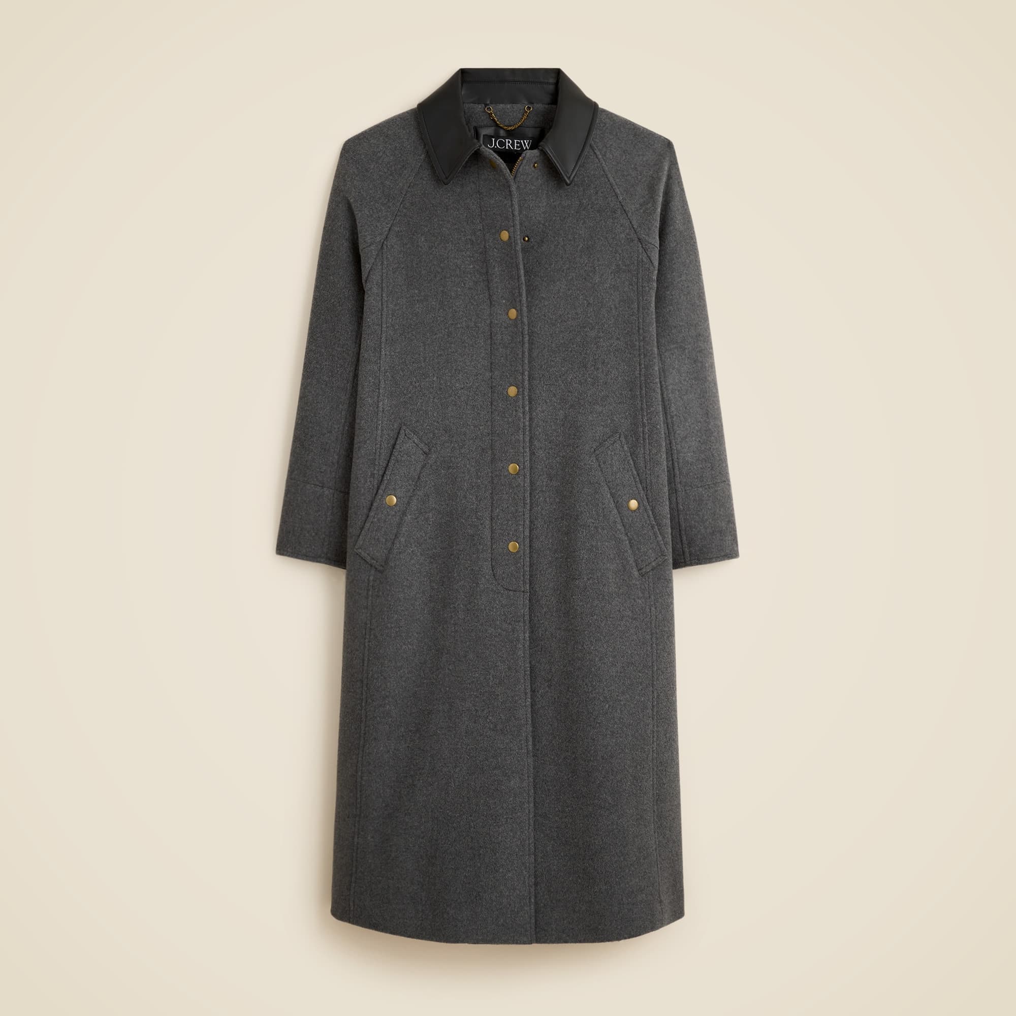 Long Barn Jacket&trade; in drapey wool blend