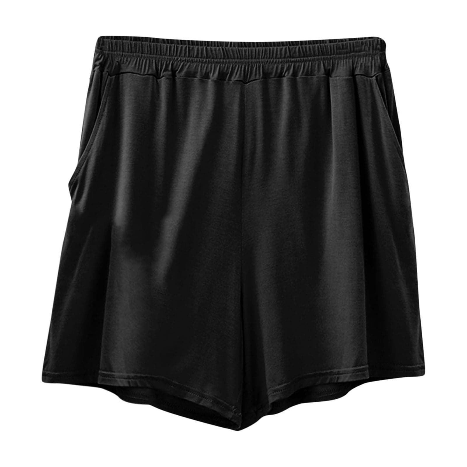 Plus Size Pajama Shorts for Women Summer Baggy Elastic Waist Loungewear Shorts Casual Soft Activewear Shorts