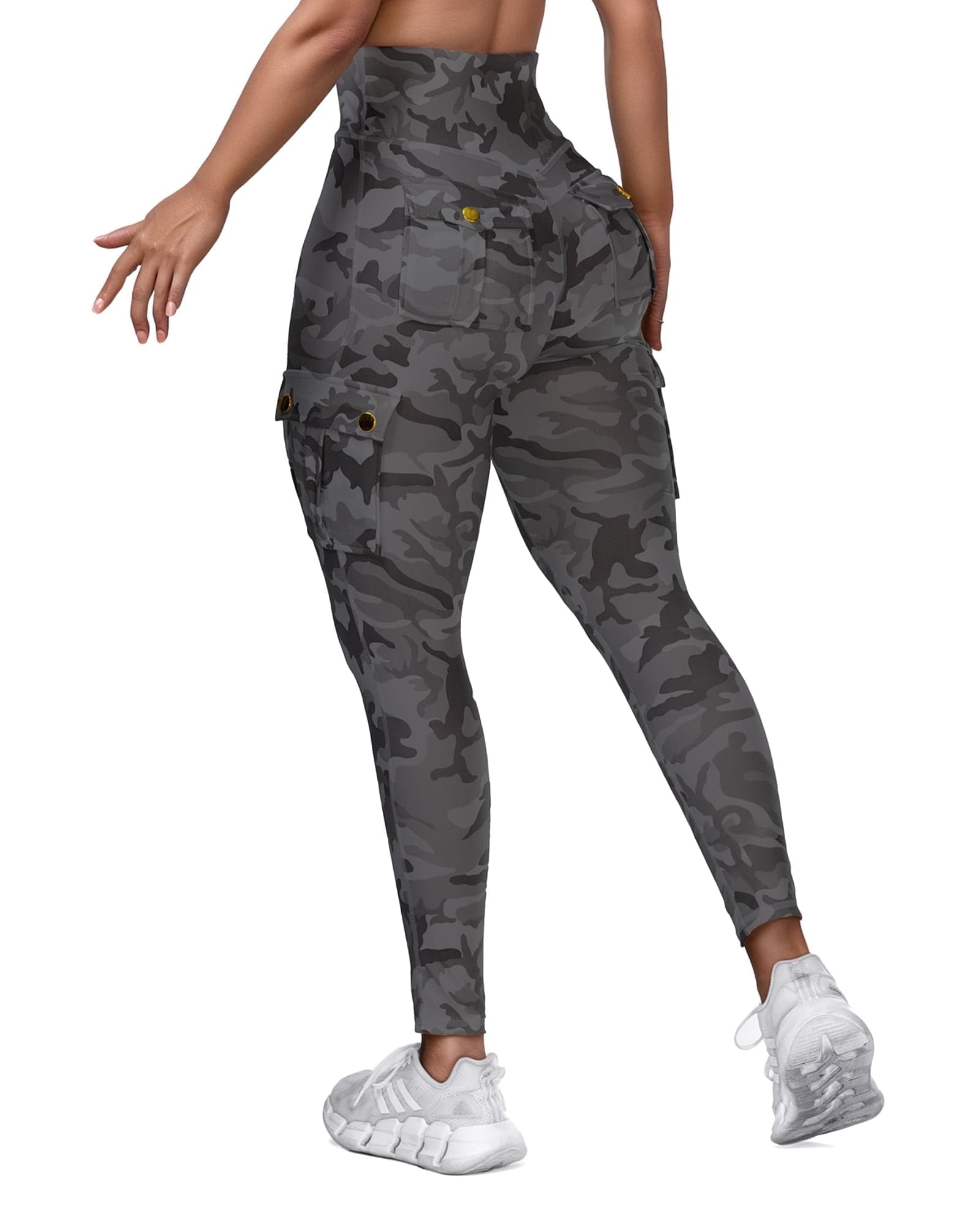 Yoga Leggings with Pockets for Women Scrunch Workout Leggings High Waist Butt Lifting Cargo Pants
