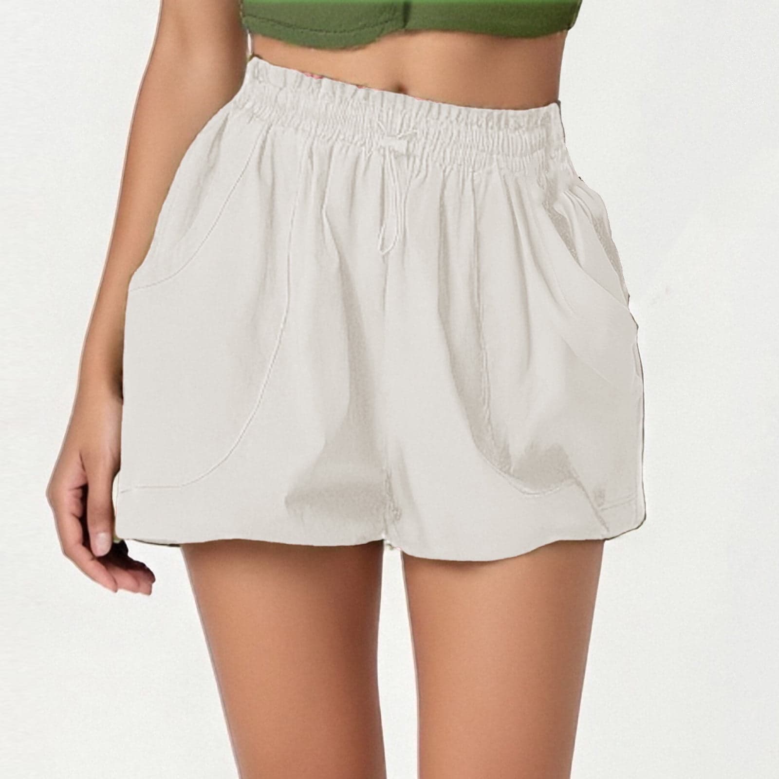 Women's Y2K Bubble Shorts Mini Skirt Skorts Elastic High Waisted Puff A-Line Shorts Ruffle Pleated Layered Party Wear Summer Bottoms