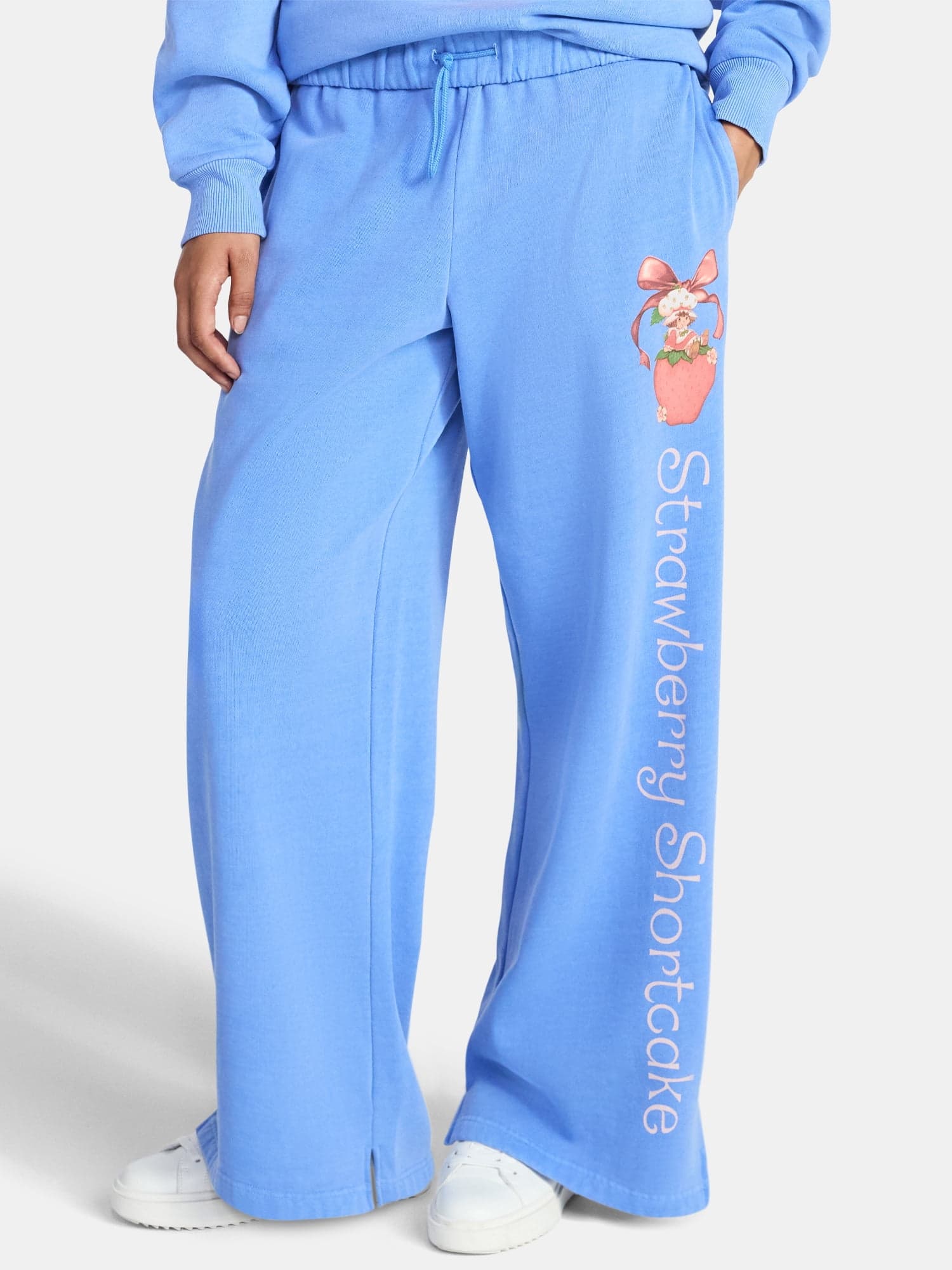 Women's Satin Bow Graphic Fleece Sweatpants, Sizes XXS-XXL