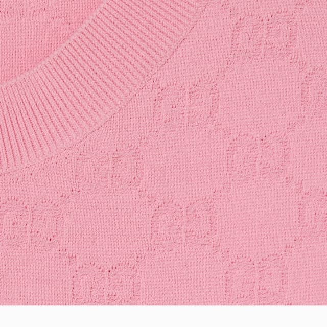 GG fine fabric jacquard vest