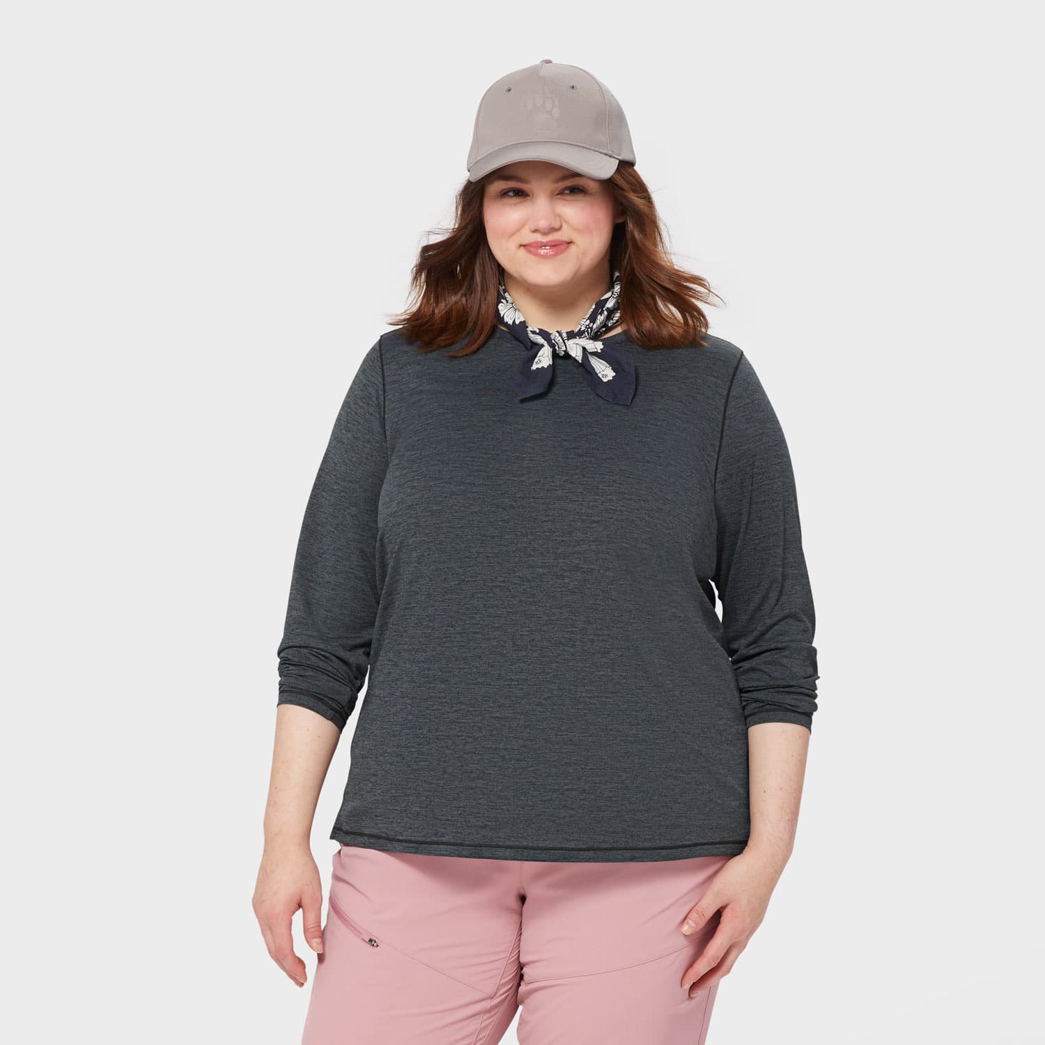 Women's AKHG Plus Tun-Dry Long Sleeve T-Shirt