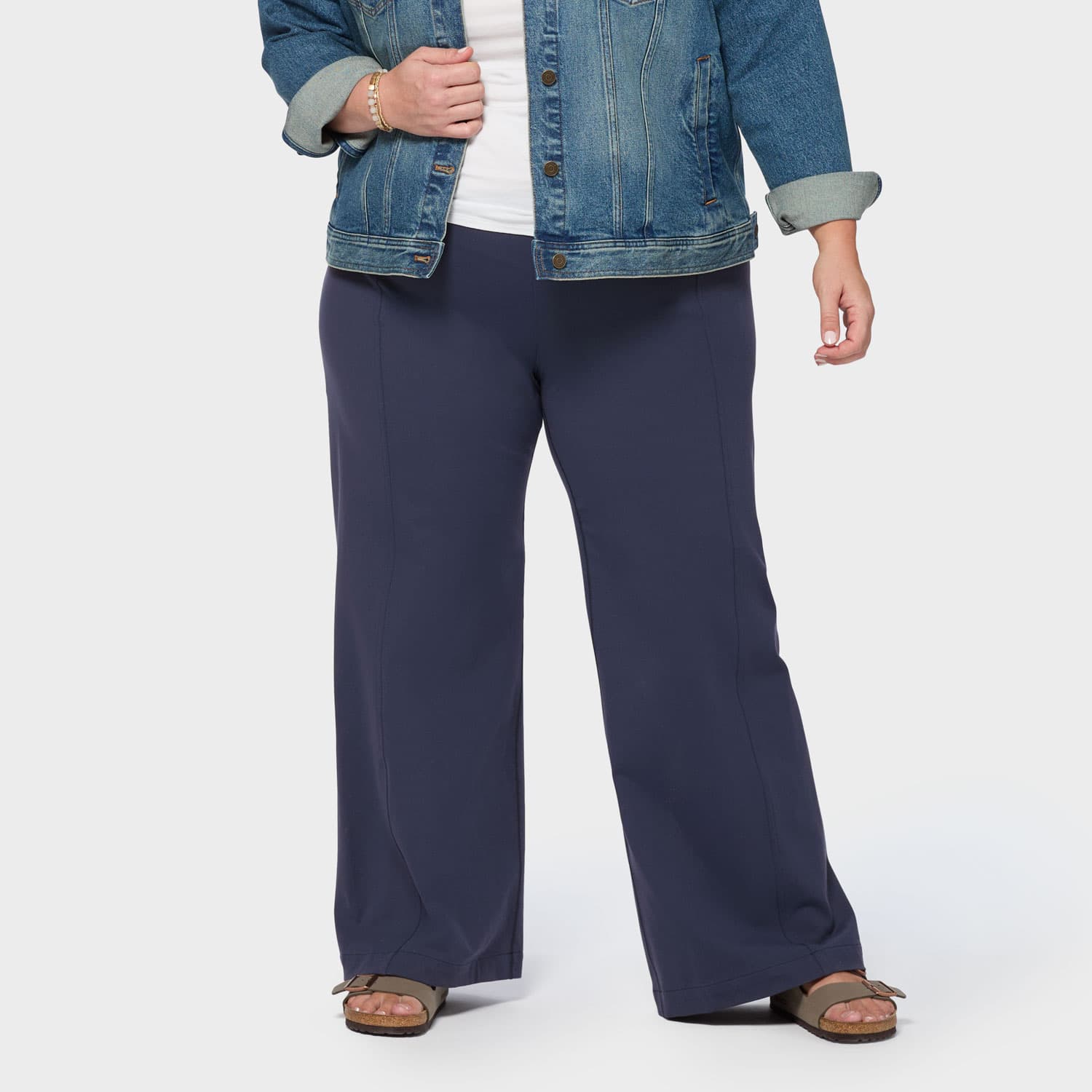Women's Plus NoGA Go-To Hi-Rise Wide Leg Pants